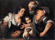 Bernardo Strozzi Prophet Elijah and the Widow of Sarepta Germany oil painting artist